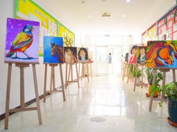 MIS Students Art display